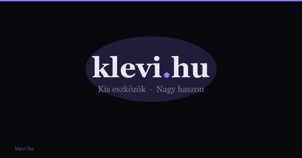 klevi.hu